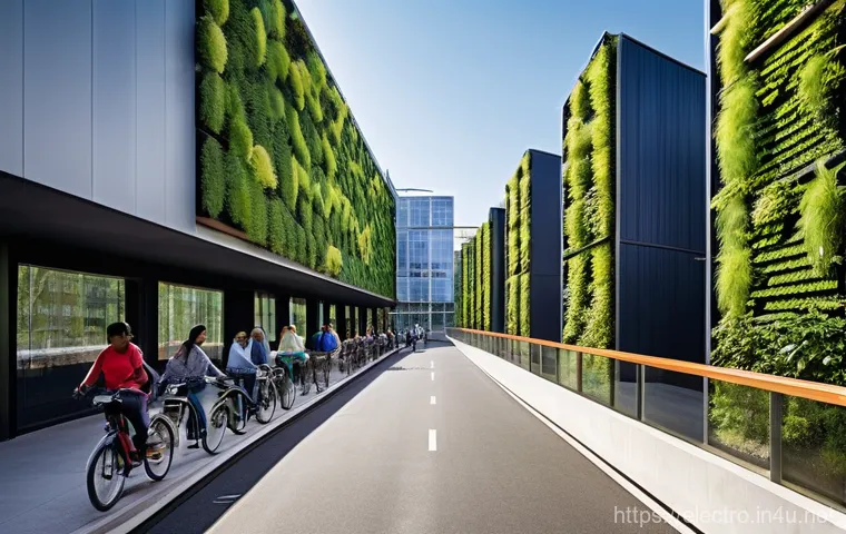전력 시스템의 환경적 영향 - **Prompt 1: The Transition to Green Energy**
    A visually striking image contrasting a smog-filled...